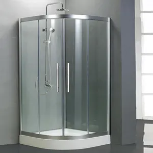 높은 품질 화이트 아크릴 샤워 스톨 서라운드 키트 저렴한 광동 표준 크기 목욕 칸막이 코너 슬라이딩 샤워 룸