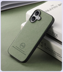 Iphone16 da trường hợp điện thoại chất lượng cao vải trường hợp iphone16pro Drop-RESISTANT 15p da bảo vệ trường hợp - Product Image 4