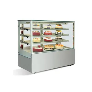 ขายส่ง 1 32จอแสดงผล-ราคาโรงงานสแตนเลสเค้กตู้เย็นตู้โชว์ตู้เย็นเค้กเบเกอรี่กรณีการแสดงผล