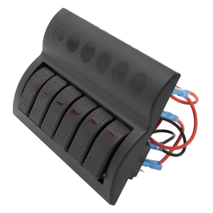 Disjoncteurs de panneau d'interrupteur à bascule LED 4/6 /8 Gang - Product Image 2