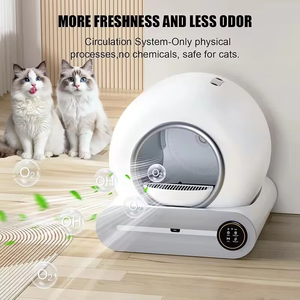 Elecpet 65L <strong>Automatic</strong> Smart Cat <strong>Litter</strong> Box Self Cleaning Fully Enclised Cat <strong>Litter</strong> Box App Control Pet Toilet <strong>Litter</strong> <strong>Tray</strong> - Product Image 3