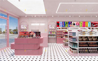 Meubles sur mesure pour la vente de cosmétiques, présentoir et comptoir personnalisés pour les magasins de beauté