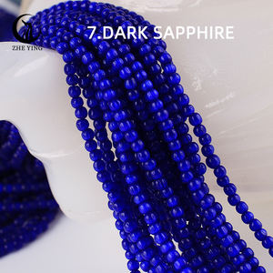 Zhe Ying-cuentas de cristal para fabricación de joyas, de hydro, redondas, de ojo de <span class=keywords><strong>gato</strong></span> de 2mm, 14 colores, China, suelta, Mona Lisa, Ópalo - Product Image 6