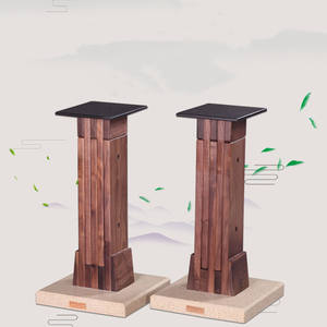 Support de haut-parleur en bois massif réglable S-008 SB-02, support de haut-parleur, support de bibliothèque - Product Image 5