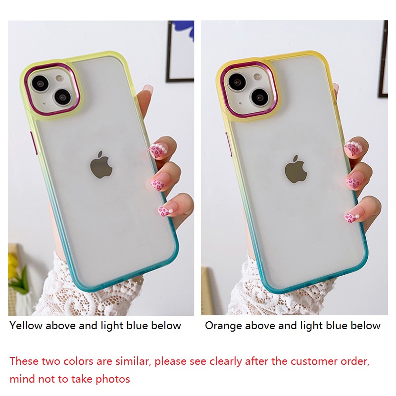 Yellow above and light blue below