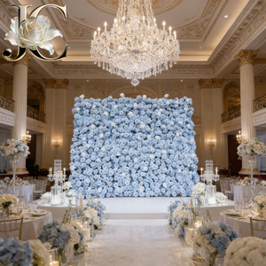 Mur floral artificiel en terre cuite, guirlande décorative murale aux tons chauds pour vignobles, mariages, galeries, événements et expositions - Product Image 1