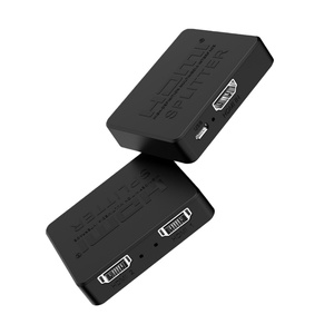Répartiteur vidéo 4K 1 entrée 2 sorties Ultra HD 1x2 ports, boîtier plastique, compatible HDCP 1.4 pour PS5, Xbox, PC, ordinateur portable, écran - Product Image 1