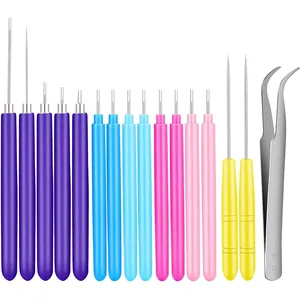 16Pcs Paper Quilling Tools Schlitz-Kit Verschiedene Größen Hand gefertigter Rolling Quilling Needle Pen für Art Craft ing DIY Set