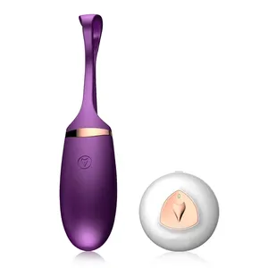 Aimitoy-juguetes sexuales con sonido y Control remoto para mujer, vibrador sexual femenino con Control remoto, Vagina, huevo de amor, vibrador inalámbrico con calefacción