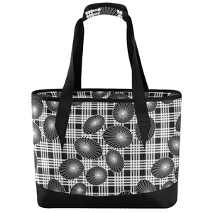 Sac isotherme de pique-nique et de courses, motif coquille d'opihis hawaïenne, 36 canettes, imprimé personnalisé, étanche, avec bandoulières - Product Image 1