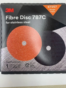 Disque en fibre 3M 787C 7 pouces 180 mm Cubitron <span class=keywords><strong>II</strong></span> en céramique, à trous ronds ou croisés, <span class=keywords><strong>de</strong></span> 36+ à 80+ pour le polissage et l'ébavurage du métal - Product Image 4