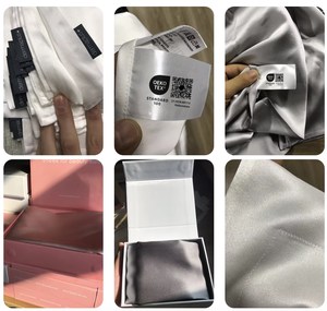 Ensemble <span class=keywords><strong>de</strong></span> sommeil <span class=keywords><strong>de</strong></span> luxe en <span class=keywords><strong>soie</strong></span> <span class=keywords><strong>de</strong></span> mûrier <span class=keywords><strong>de</strong></span> qualité 6A, comprenant un masque pour les yeux en <span class=keywords><strong>soie</strong></span>, un chouchou pour cheveux <span class=keywords><strong>et</strong></span> une taie d'oreiller, doux, respirant <span class=keywords><strong>et</strong></span> anti-âge, coffret cadeau pour le sommeil - Product Image 5