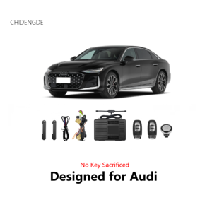 Kit de démarrage sans clé à bouton-poussoir PKE pour <span class=keywords><strong>Audi</strong></span> A6, démarrage et arrêt du moteur par clé intelligente, maintien de la clé d'origine, vente en gros pour voitures - Product Image 1