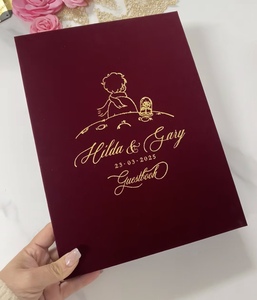 Vanilla <b>Printing</b> Customized Vintage Design Velvet Menu Die Cut Shaped Ribbon Invitation RSVP Paperboard <b>Printing</b> Custom Logo - Product Image 2