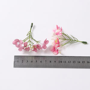 Petit bouquet de fleurs artificielles en soie, décoration d'intérieur haut de gamme, pour photographie réaliste et aménagement paysager - Product Image 3