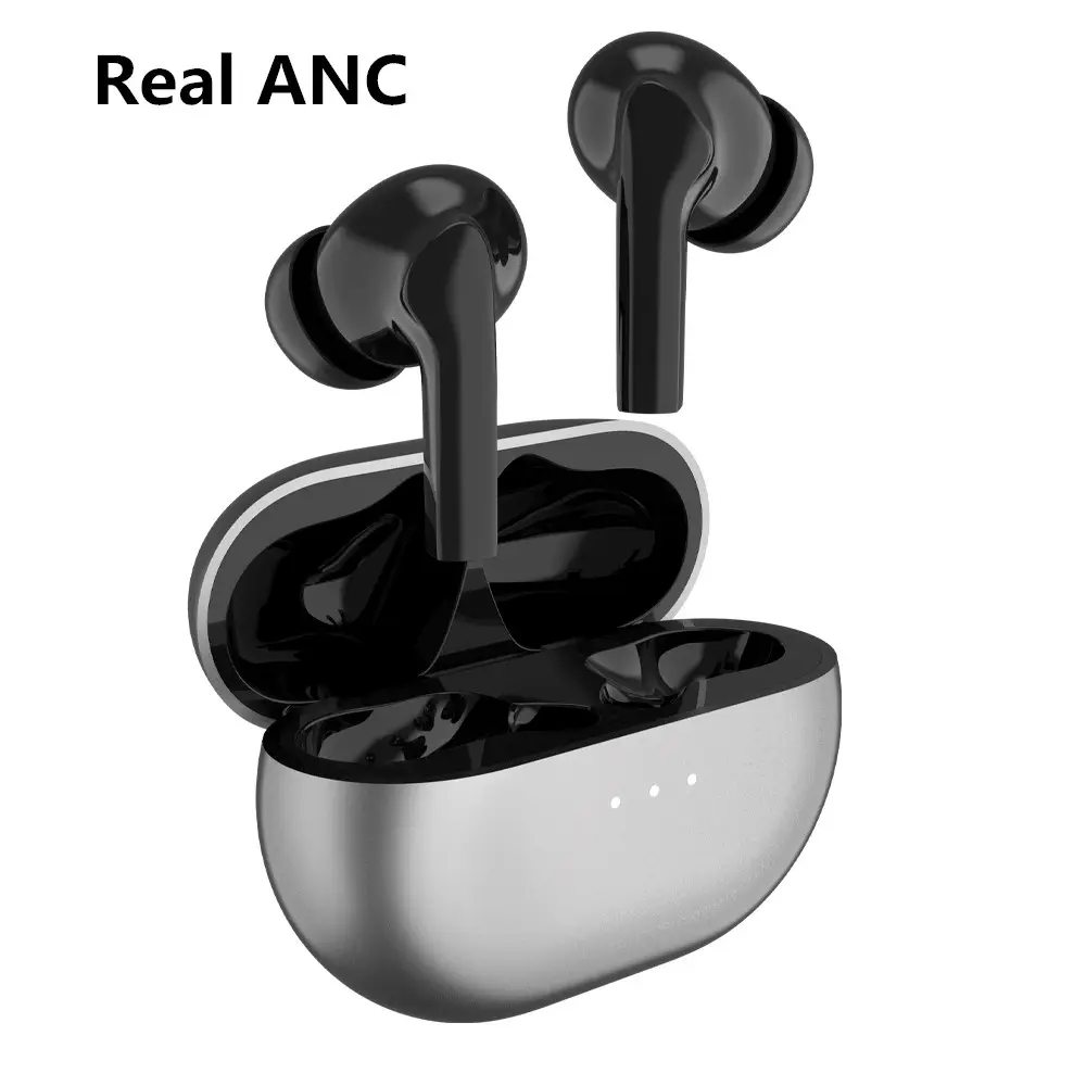 נוח ב-אוזן קל ANC ברור שיחות עמוק בס 5.2 פעיל רעש ביטול TWS אמיתי אלחוטי אוזניות עם מיקרופונים