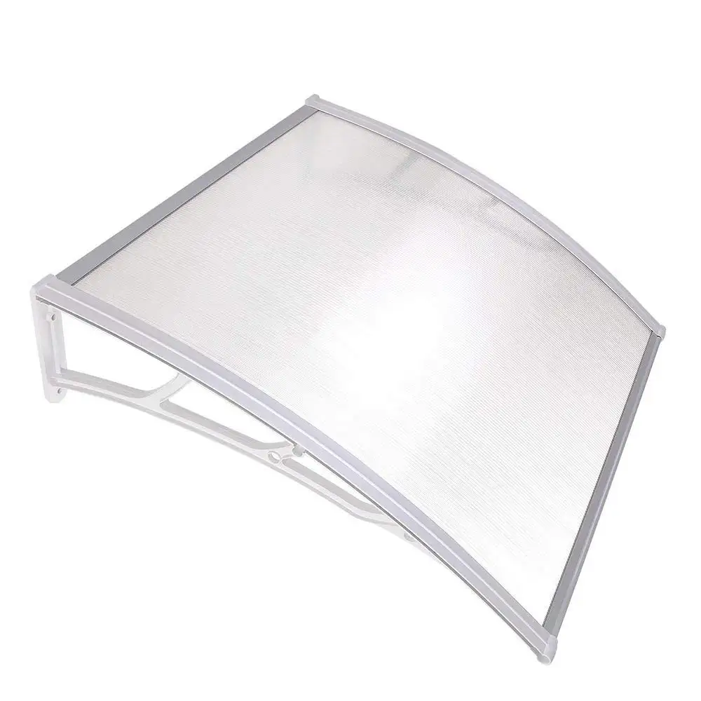 Plastic Bracket Canopy Window Polycarbonate Awnings roof for front door