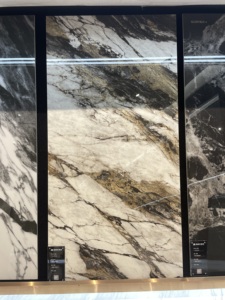 600x1200mm Thiết kế Hiện Đại Trắng Sứ đánh bóng bằng đá cẩm thạch nhìn sàn gạch tường và sàn gạch hình nền cho nội thất - Product Image 3