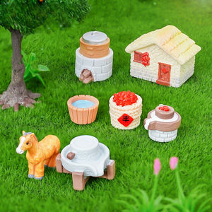 Miniatures de paysage créatives, rétro nostalgiques, accessoires de décoration DIY pour maison de poupée, fournaise de ferme, cuisine, micro-ornements - Product Image 2