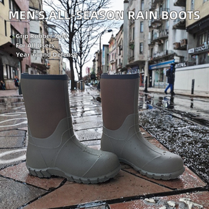 Nuevas Botas de Lluvia y Zapatos de Agua Unisex de Media Pantorrilla con Plantilla de EVA - Zapatos para Nieve y Bosque para Todas las Estaciones - Product Image 2
