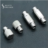 Konektor Luer Konversi Jarum Suntik Manual Stainless Steel, Dapat Diautoklaf, Adaptor Transfer Lemak untuk Liposuction