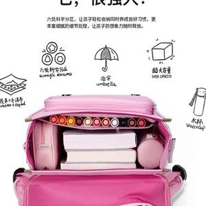 Sac à dos scolaire rétro Zoyzoii 13 pouces, plusieurs poches, capacité extensible, pour élèves du primaire (CP-CE2), unisexe - Product Image 2