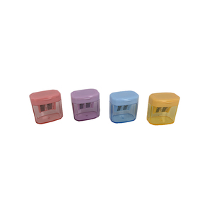 Taille-crayon en plastique pour enfants, taille-crayon coloré bon marché pour l'école - Product Image 3