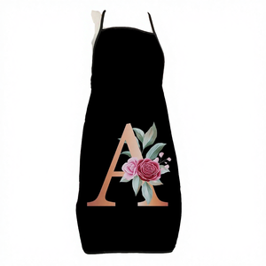 ผ้ากันเปื้อนคาดเอวขายส่ง พิมพ์โลโก้ลายดอกไม้ตามสั่ง ไม่มีแขนเสื้อ ของขวัญวันวาเลนไทน์ สำหรับครัว ร้านอาหาร รับผลิตแบบ OEM - Product Image 2