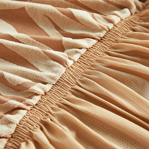 Achetez en ligne : Housse de canapé de luxe à motifs <span class=keywords><strong>jacquard</strong></span> épais, pour canapé d'angle 3 places en L ou en I, avec <span class=keywords><strong>jupe</strong></span> à volants - Product Image 6