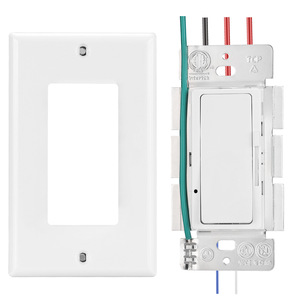 Interruptor de Pared de Plástico de un Solo Polo, 15A 120V IP20, Regulable, Diseño Moderno, Duradero, 100,000 Ciclos - Product Image 5