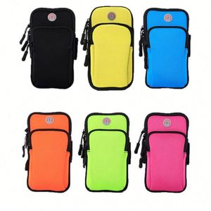 Armband Phone Holder Running Exercise Workout Arm Band Case With Headphone Port for Sports Walking Hiking Promotion <b>Gift</b> - Product Image 2