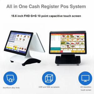 Macchina POS All-in-One da 15.6'' Computer Desktop con Stampante Monitor POS per la Vendita al Dettaglio Registratore di Cassa e Sistemi POS Touch Screen - Product Image 4