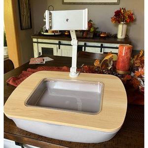 Support d'ordinateur portable en bois avec <span class=keywords><strong>coussin</strong></span> moelleux, support portable <span class=keywords><strong>pour</strong></span> lit et canapé, <span class=keywords><strong>plateau</strong></span> multifonctionnel <span class=keywords><strong>pour</strong></span> ordinateur portable - Product Image 4