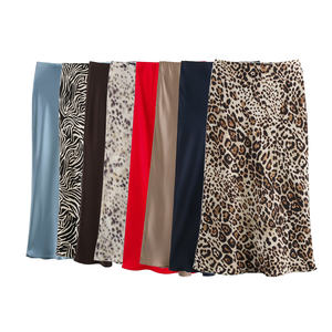 <span class=keywords><strong>Jupe</strong></span> longue en <span class=keywords><strong>satin</strong></span> décontractée à la mode, 8 coloris, fermeture éclair, couleur soyeuse, vente chaude pour femmes - Product Image 1