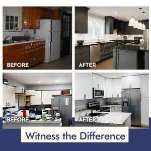 FSB36 Farmhouse Kitchen <b>Sink</b> Cabinets In Stock Warehouse Various Styles Modern Apron Front <b>Sink</b> Base Cabinet Ready To Assemble - Product Image 6