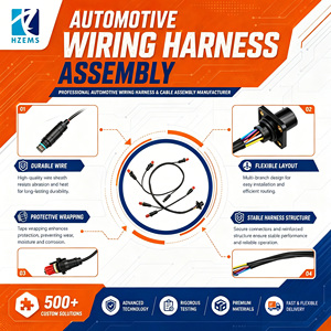 Conjunto de Fiação Personalizado para Motores de Caminhão, Conjunto Universal de Fiação Automotiva, Montagem de Cabos de Fiação - Product Image 3