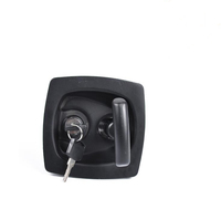 YH1989 T poignée pliante Compression loquet came serrure clé déverrouiller acier et alliage de Zinc serrure de porte pour utilisation de la boîte à outils