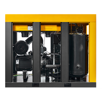 Compresseur d'air industriel à vis PM VFD bi-étagé 45 kW (60 CV) 8 bars haute efficacité refroidi par air pour l'industrie alimentaire