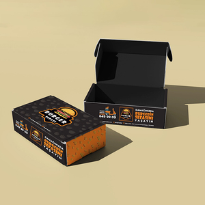 Scatole di Carta Personalizzate per Patatine da Asporto, Contenitori Monouso per Colazione, Vassoi per Snack, Confezioni per Pranzo - Product Image 1