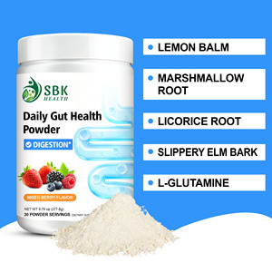 Polvo Premium para la Salud Intestinal Diaria con Raíz de Malvavisco y L-Glutamina, Estimula la Digestión Fácil, Corteza de Olmo Resbaladizo - Product Image 3