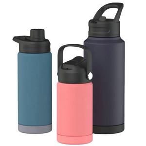 Nouvelle gourde de sport avec embout d'aspiration en silicone, sans BPA, à large ouverture, thermos à double paroi isolé - Product Image 1