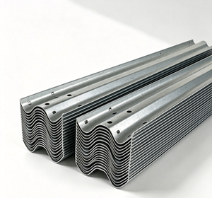 Sistema de Barrera de Seguridad para Carreteras de Montaña, con Recubrimiento de Zinc, Tipo W, de Acero, Resistente a Impactos, para Carreteras en Pendientes - Product Image 2