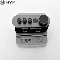 Robinet de douche thermostatique rond multifonctionnel encastré au mur en laiton Meiyani, nouveau design, avec affichage de la température