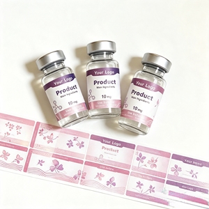 Etichette Adesive in Vinile a Lunga Durata Personalizzate Impermeabili per Contenitori di Campioni di Polvere Peptidica Conservata a Freddo - Product Image 2
