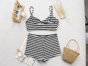 Women's Swimsuits with Shorts <strong>Asian</strong> Swimsuit Sexy Mature <strong>Bikini</strong> - Product Image 3