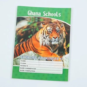Papelería escolar de África Ghana, libro de ejercicios de línea francesa de estilo impreso para estudiantes, cuaderno personalizado de regreso a la escuela - Product Image 1
