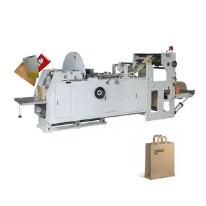 China Tianyue Wenzhou Low Cost Fully Automatic Kraft Paper Bag Popcorn Food Paper Bag Making Machine