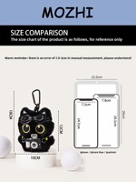 Breloque de sac en forme d'appareil photo, figurine de chat noir en peluche, pendentif pour sac à dos, petit cadeau pour les 5-7 ans