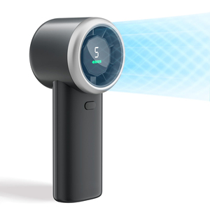2026 Newest Portable 100 Steps High Speed Type-c Rechargeable Mini <b>Handheld</b> Cooling <b>Fan</b> - Product Image 2