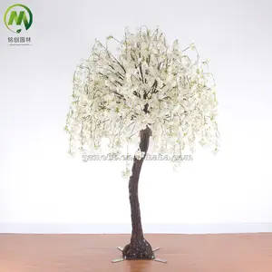 Arbre à fleurs artificielles personnalisées pour projet de décoration intérieure et extérieure, arbre de table en forme de cerisier